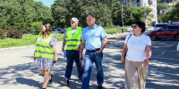 Качество и темпы работ оценили на водопроводе и хоккейной коробке - Администрация Находкинского городского округа