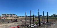 В городе Петухово приступили к строительству спортивного парка, победившего в народном голосовании - Новый мир