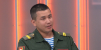 фото: стоп-кадр эфира программы "Все для Победы!", телеканал "Енисей" - НИА