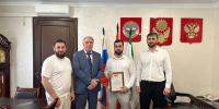 Строители Магаса отмечены благодарностями в День строителя - Единая Россия