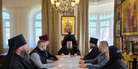 Митрополит Корнилий возглавил совещание в епархиальном управлении - Архангельская епархия