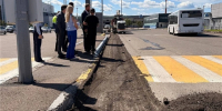 В аэропорту Красноярск обновляют привокзальную площадь - Комсомольская Правда