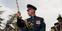 Военный оркестр Росгвардии выступил на военно-историческом фестивале «Марсово поле» в Пензе - Росгвардия