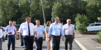 Глава округа проинспектировал благоустройство дворовой территории в Жилёво - Городской округ Ступино