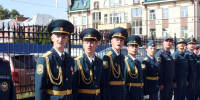 Сегодня на плацу Главного управления МЧС России по Вологодской области прошло торжественное мероприятие - МЧС Вологодской области