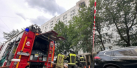 Пожар в квартире в центре Москвы полностью потушили - M24.Ru