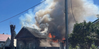 В Балаково горел дом на Пролетарской - ProBalakovo.Ru