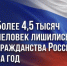 Более 4,5 тысяч человек лишились гражданства России за год - Портал Все мы - Россия!