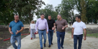 В станице Медведовской благоустраивают парк - Кубанские Новости