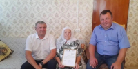 В Алькеевском районе поздравили с 90-летием Жумабике Салахутдинову - Единая Россия