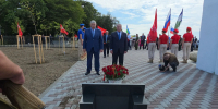 В Баксанском районе состоялась торжественная церемония перезахоронения останков Неизвестного Солдата - Баксанский район