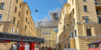 Площадь пожара на крыше Выборгского ДК выросла до 300 «квадратов» - Spbdnevnik.ru