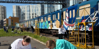 Команда Петроградского района представила свою работу в масштабном арт проекте метрополитена - Петроградский район