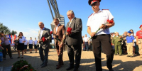 Реконструкцию сражения на Пашковской переправе провели в Краснодаре - Газета Краснодарские известия