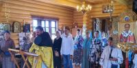 День памяти великомученика и целителя Пантелеимона, в храме Богоявления Господня села Парзи - Глазовская Епархия
