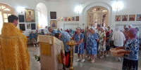 День памяти вмч. и целителя Пантелеимона, в храме Святой Троицы с. Юкаменское - Глазовская Епархия