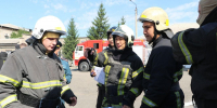 В Черногорске отработали тушение крупного пожара на кондитерской фабрике - МЧС Республики Хакасия