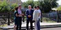 В Центральном районе проинспектировали ход благоустройства набережной Качи - Единая Россия
