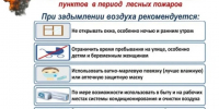Рекомендации населению по сохранению здоровья при задымлении.. - Козульский район
