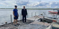Сергей Павлов посетил спасательную станцию «Марпосадская» - Министерство по делам гражданской обороны и чрезвычайным ситуациям