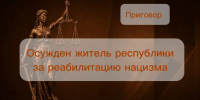 Осужден житель республики за реабилитацию нацизма - Следственный комитет