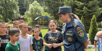 Урок безопасности в летнем лагере - ГУ МЧС