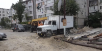 В Махачкале по нацпроекту благоустраивают крупную дворовую территорию площадью 5800 кв. метров - Махачкалинские известия