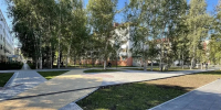 В Урае завершен первый этап благоустройства пешеходной зоны по улице Ленина - Комсомольская Правда