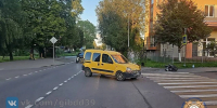 На ул. Судостроительной «Рено» столкнулся с мотоциклом - Комсомольская правда