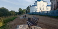 В Лальске рядом с местным храмом появилась благоустроенная аллея - Kirov.Online