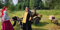 Священник из Берёзовки благословил участников военно-патриотического слёта «Казачок» - Епархия