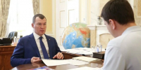 Михаил Дегтярев провел  встречу с президентом Всероссийского физкультурного спортобщества «Трудовые резервы» Ильёй Галаевым - ВГАФК