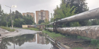 Вместо ремонта ливнёвки на Юбилейной улице проблему закопали - Истра.РФ