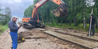 В посёлке Новолавела идут работы по ремонту местной автомобильной дороги - Сетевое издание Пинежье