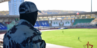 Росгвардейцы обеспечили безопасность футбольного матча в Адыгее - Росгвардия