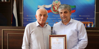 Сулейман Динаев отмечен Благодарностью Главы Республики Дагестан - Казбековский район