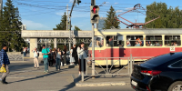 В Усолье-Сибирском перенесли остановки трамваев из-за ремонта дороги - Usolie.Info