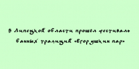 В Липецкой области состоялся фестиваль банных традиций «Егорушкин пар». - Народное слово