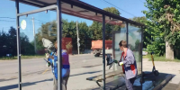 В Липецке наводят чистоту на остановках общественного транспорта - Город Липецк