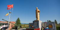 85-миллиметровая дивизионная пушка Д-44 заняла почетное место в мемориале. - От фронтовых дорог — к мемориалу:  Ураево-Магазь Сохраняя память - Газета Грани