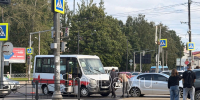 Маршрутка столкнулась с Kia в Смоленске - SmolDaily.Ru
