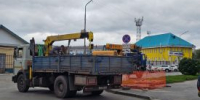 В районе центрального стадиона в Кургане ремонтируют трубопровод - Новый мир