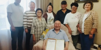 Житель села Ново-Ленино Родион Имыгиров отметил 85-летний юбилей - Министерство социального развития