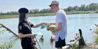 В Октябрьском районе продолжаются профилактические рейды у водоемов - Администрация г. Барнаул