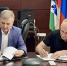 Врип главы Новосибирского района Юрий Саблин и председатель Координационного Совета Движения «Защитник» Андрей Панферов подписали соглашение - Совет муниципальных образований