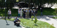 В Железнодорожном районе Красноярска готовится к открытию сквер на улице Ломоносова - Газета Красноярский рабочий