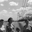 Вид на канатную дорогу. Снимок сделан сталинградским фотографом Степаном Куруниным - Riac34.Ru