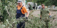 В Бузулуке устраняют последствия урагана - Единая Россия