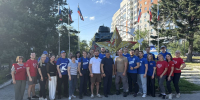 Активисты «Единой России» привели в порядок памятник «Танк Т-34-85» - Единая Россия