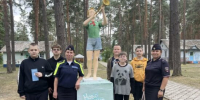 В Унече сотрудники транспортной полиции провели урок безопасности для детей в лагере «Новокемп» - Унечская газета